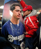 {quote}This is all I want for Christmas,{quote} says Victor Moreno of Racine as he puckers up to an oversized Ryan Braun poster he scored at the Milwaukee Brewers Annual Clubhouse Sale at Miller Park. His wife quickly responded {quote}that's all you are getting.{quote}