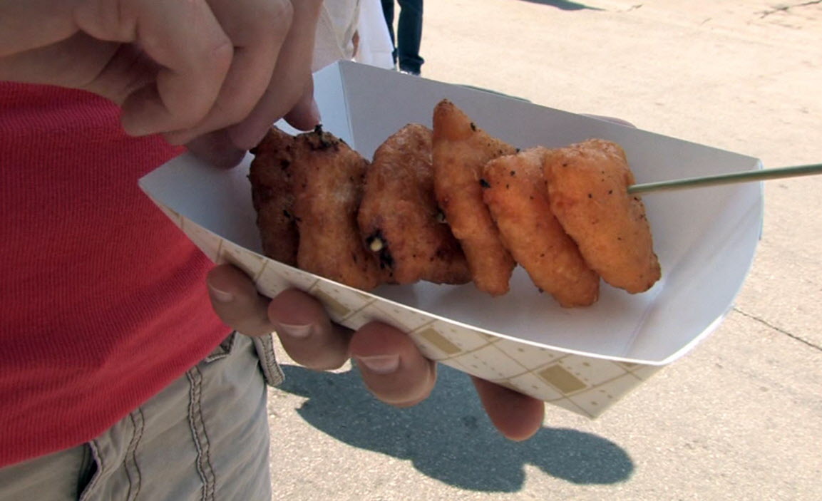 Wisconsin State fair---the place where you can find just about anything deep-fried and on a stick. This year's newest member in the fried-food line up is macaroni and cheese. 