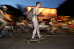 People gather at Colonel Summers Park in Southeast Portland for the World Naked Bike Ride on June 27, 2015. Kristyna Wentz-Graff/Staff