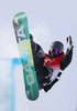 ZHANGJIAKOU, CHINA - FEBRUARY 11: Chase Josey of Team United States crashes during the Men's Snowboard Halfpipe Final on day 7 of the Beijing 2022 Winter Olympics at Genting Snow Park on February 11, 2022 in Zhangjiakou, China. 