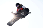 ZHANGJIAKOU, CHINA - FEBRUARY 10: Chloe Kim of Team United States performs a trick during the Women's Snowboard Halfpipe Final on Day 6 of the Beijing 2022 Winter Olympics at Genting Snow Park on February 10, 2022 in Zhangjiakou, China. 