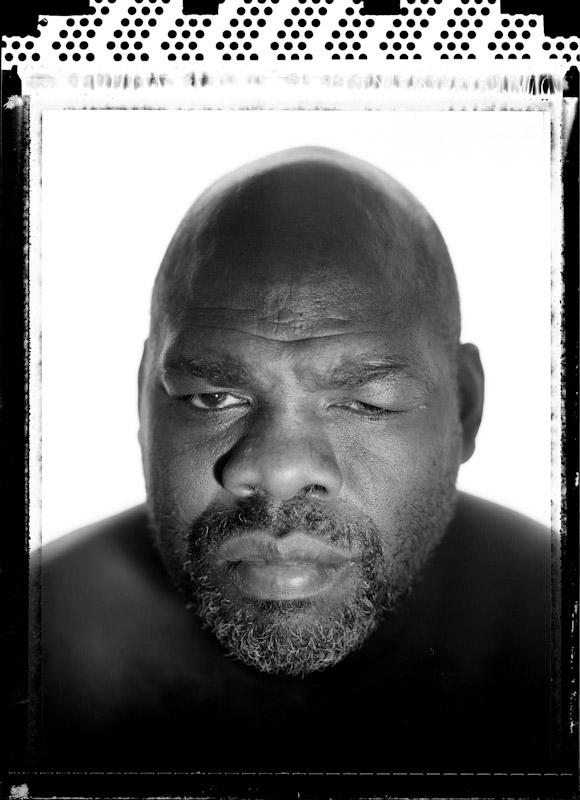 Iran Barkley, former Middleweight Champion of the world poses for a photo on October 20, 2005  in The Bronx, New York.  He fought from 1982-1999 and is 45 years old at the time of this photo.  