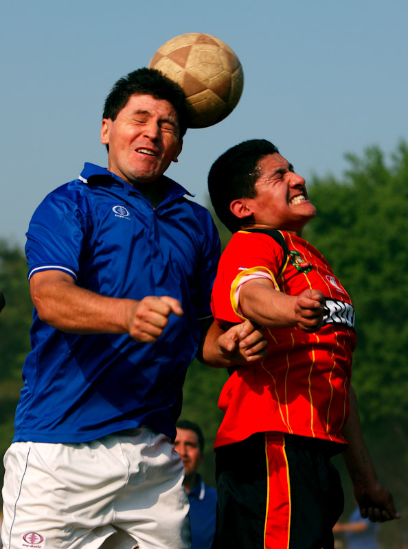 Competitors participate in the Fedeiguayas Soccer League on May 27, 2007 at Flushing Meadows Park in Queens, NY.