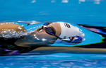 Beata Nelson of the United States competes in a preliminary heat for the Women’s 200m backstroke during Day Six of the 2021 U.S. Olympic Team Swimming Trials at CHI Health Center on June 18, 2021 in Omaha, Nebraska.