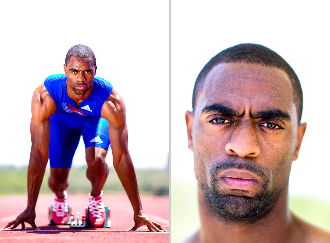  Olympic sprinter Tyson Gay of the United States of America poses for a portrait at the National Training Center on June 14, 2010 in Clermont, Florida.