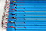 General view of the start of the Women's 50m Freestyle heats on day seven of the Tokyo 2020 Olympic Games at Tokyo Aquatics Centre on July 30, 2021 in Tokyo, Japan. 