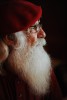 A Santa student looks on during the Charles W. Howard Santa Claus School workshop on October 16, 2008 in Midland, Michigan. 