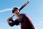 Senior Softball player Bill Weathers aged sixty nine, poses for a portrait during the Huntsman World Senior Games on October 11, 2019 in St. George, Utah.