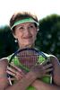 Senior tennis athlete Corey Hart aged Seventy five poses poses for a portrait during the Huntsman World Senior Games on October 10, 2019 in in St.George Utah.