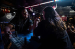 Arm Wrestler Leslie JN Pierre competes against two time World Champion Madison Walker during {quote}The Rise of the Empire{quote} Arm Wrestling event at The Living Room Bar on September 25, 2021 in Wantagh, New York.  