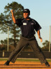 A student makes a call in a simulated baseball game during the Jim Evans Academy of Professional Umpiring on January 28, 2011 at the Houston Astros Spring Training Complex  in Kissimmee, Florida.  