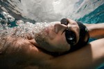 USA Olympian Matt Grevers swims at the Bolles Swim Club on April 12, 2010 in Jacksonville, Florida