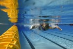 USA Olympic Gold Medalist Natalie Coughlin of USA trains before the FINA  World Swimming Championships July 15, 2003 in Narbonne, France. 