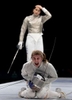 Magda Skarbonkiewicz of Team USA celebrates her victory against against Maia Chamberlain of Team USA during Fencing - Women’s Sabre Individual Final at Parque Deportivo del Estadio Nacional on Day 11 of Santiago 2023 Pan Am Games on October 31, 2023 in Santiago, Chile. 