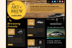 Site design for Acura and American Express Publishing