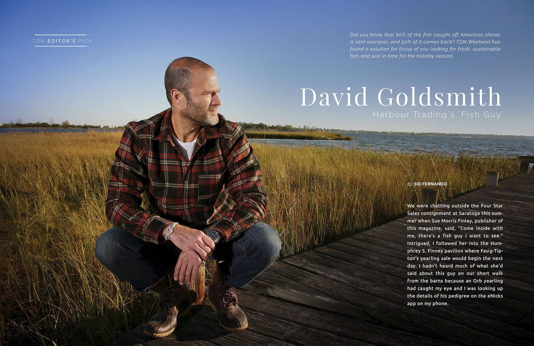 Business Feature On David Goldsmith of Harbour Trading Company