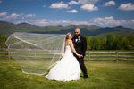 Genna and Carlos are wed at The Mountain Top Inn and Resort on Saturday, May 21, 2022.