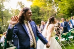 After postponing their wdding for two years because of the Pandemic, Chantal & Teddy are finaly wed in a backyard celebration in Essex, Vermont.