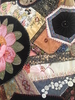 Silk Crazy Quilt Embroidery and Antique bedspread