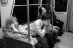 New York subway riders, September 12, 2001