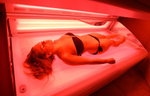 A perk for working at East Coast Glam, is that employees like Carol Jaame, can tan for no charge. 