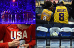 Kobe Bryant, Gianna Bryant, and others who died in a helicopter crash Sunday were honored in different ways during an exhibition game between the US women's national basketball team and UConn.  