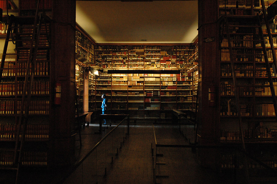 Recoleta Dominica Library in Santiago.