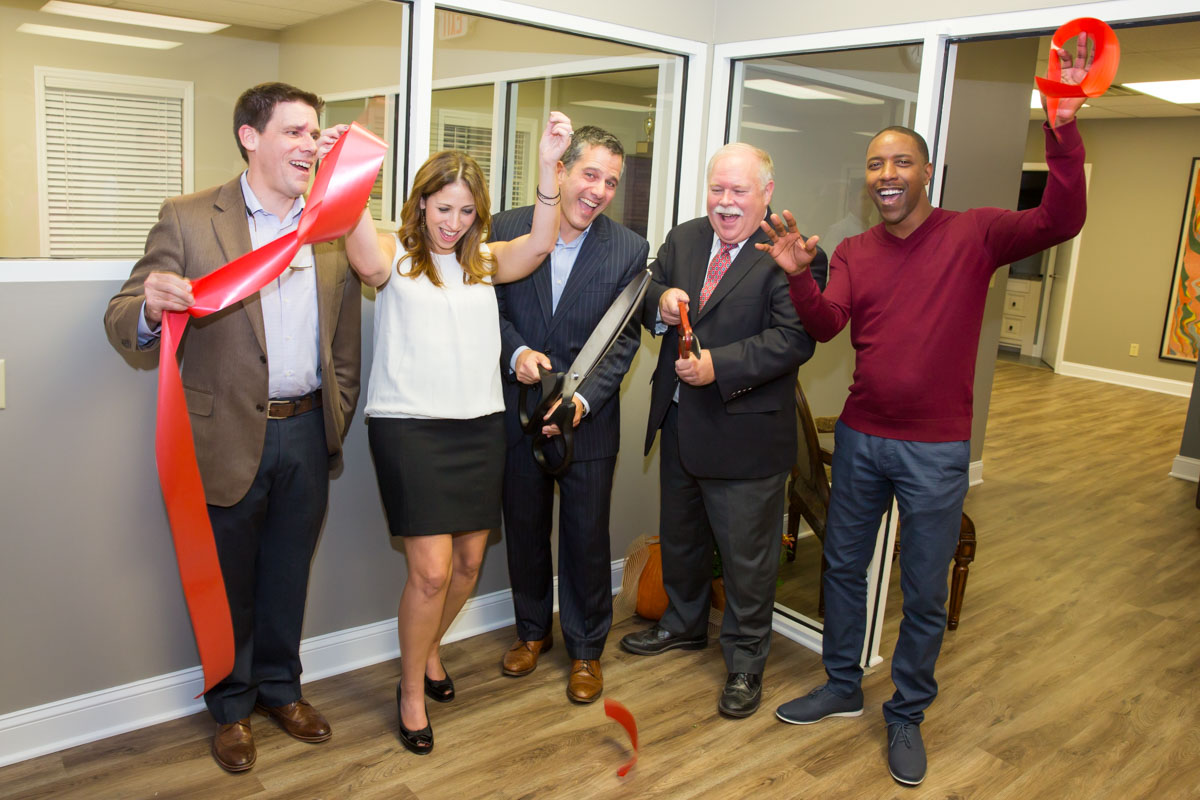 Ribbon Cutting ceremony at Jaffe Communications in Cranford, NJ on 10/19/17. 