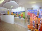 ARCHITECTS - GBBNCincinnati Childrens Hospital, waiting area.  AIA -IIDA Interior Design Award, 2003
