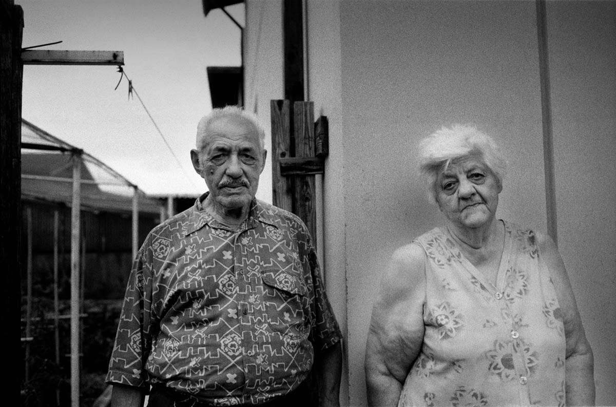 In 1971 this couple from one of the villages near the dam decided to accept a new house in the new town called {quote}Vajont{quote} constructed from scratch in the flat plains more than 40km away from their old home up in the mountains. Their house was undamaged like many others, but the police didn't give the permission to move back. {quote}We had no choice, but here we have no roots.{quote}