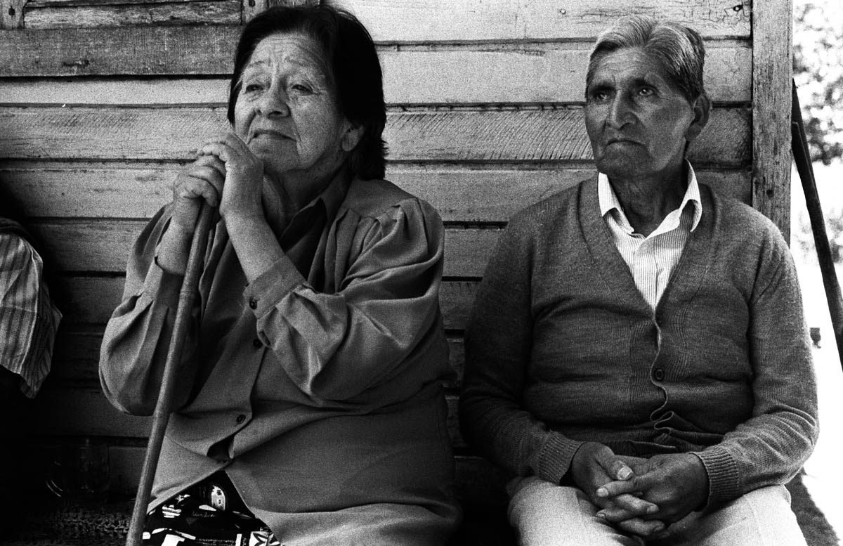 Mr. and Mrs. Hueicha are living very close to the river in the small settlement of Reyehueico and are worried that their house and fields will be flooded as a consequence of the planned dams.