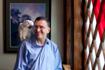 Lexington, MA., March 25, 2012: M.I.T. Professor Jon Gruber at his house in Lexington. He is a key intellectual architect of Obama's healthcare reform. Photograph by Evan McGlinn for The New York Times.