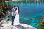Tahoe-blue-water-engagement-session
