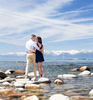 Tahoe-engagement-rocks-and-blue-water