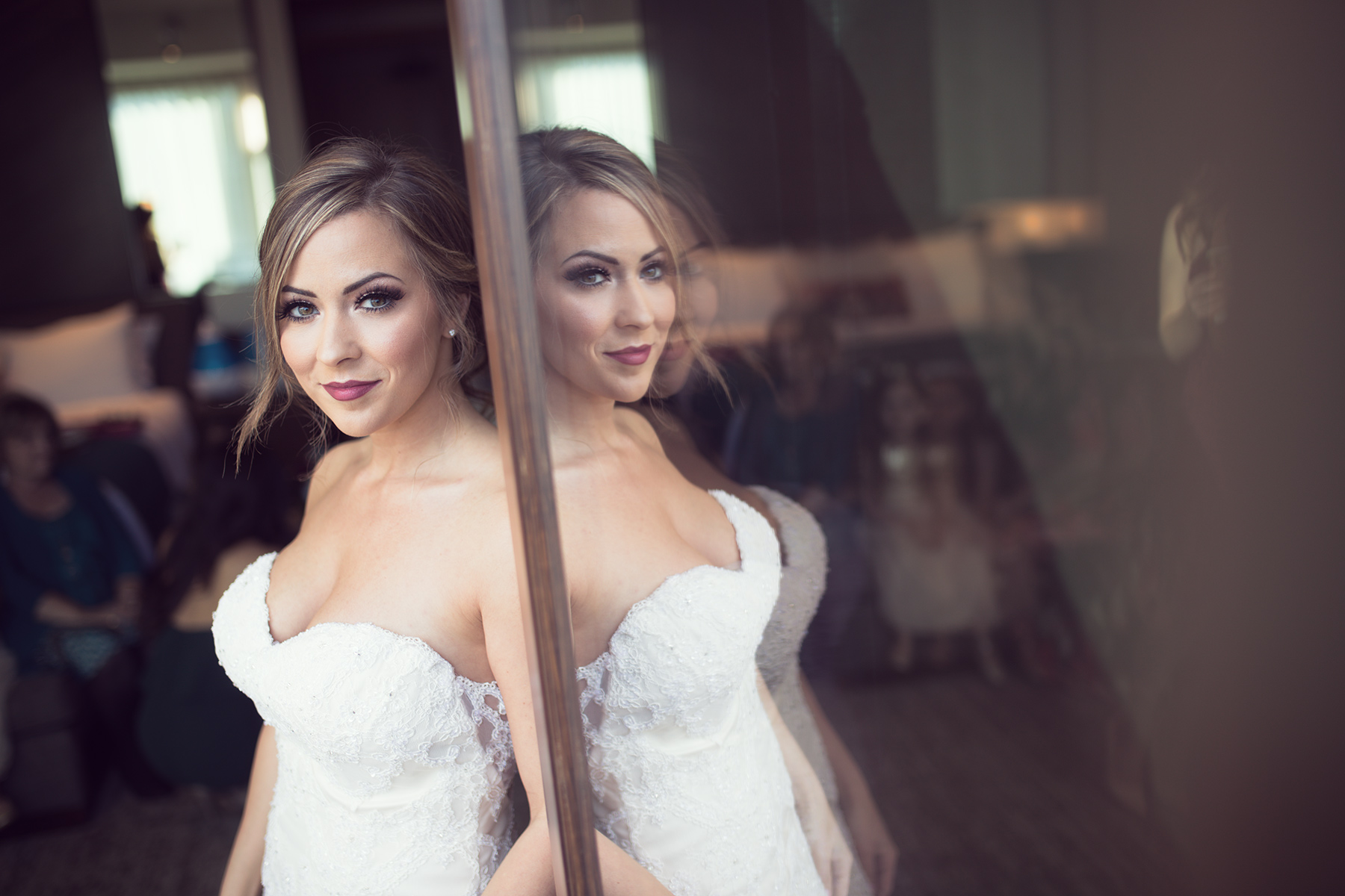 bride-mirrored