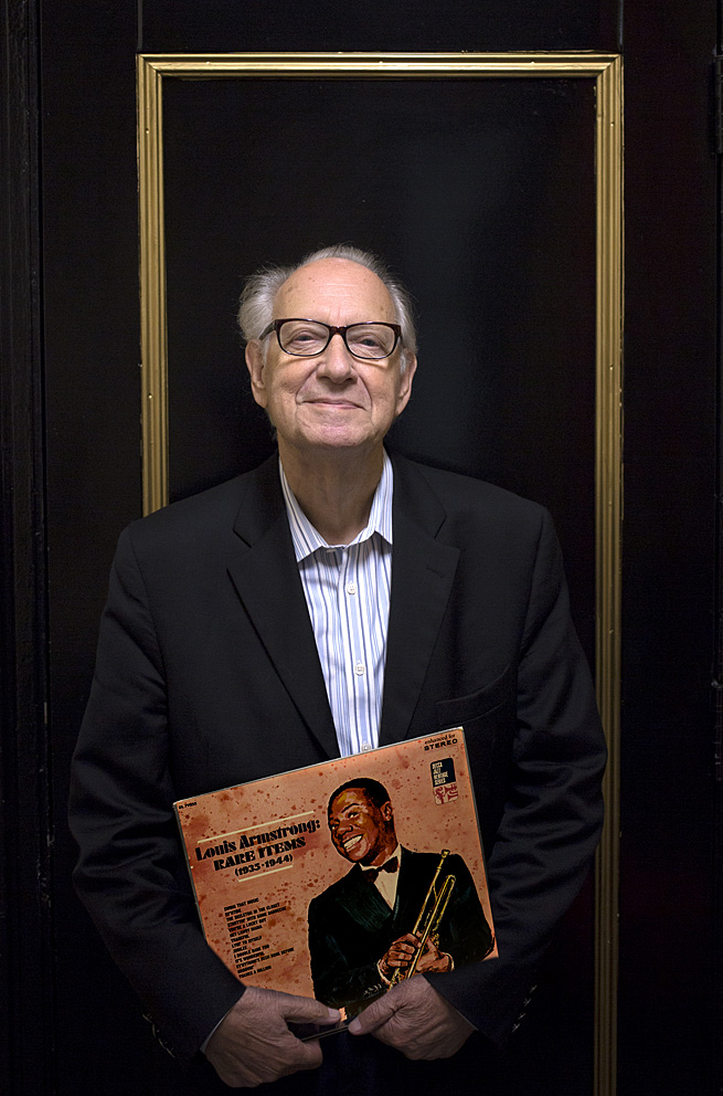“Well, this is an album of Louis Armstrong's called 'Rare Items' which I had something to do with putting together, and they are mostly things from the 1930's, a period that, at least at the time. was not considered by critics to be as significant    as 'The Hot Five, Hot Sevens' or the later 'All Stars' things ,but this was music that was very significant to me because I, so to speak, grew up with it.   I discovered things about Louis - these are wonderful records. Among them numbers like 'Swing That Music', which was also the title of his first autobiography, published in 1936 and released, coincidentally, simultaneously in England and the USA.   On that he displays his amazing facility - I could count 42 consecutive high C's and an F and a G at the end (laughs).   And beautiful things like Hoagy Carmichael's 'Ev'ntide', which is a very pretty tune that oddly enough has not been recorded by many people; Bob Wilber did it many years later. Anyway,  this was a kind of statement about Armstrong that was important to me because I felt that period had been underestimated and I still love all those things. I did the notes for it as well. Milt Gabler, at the time, was in charge of reissues at Decca. Milt was a wonderful man, he was the founder of Commodore Records and a great friend, a personal friend, to jazz musicians. It was special to me, and I was very happy that it was well received.{quote} William - And it stayed with you Dan obviously. After all the records, all the music you've played, listened to and reviewed perhaps.... that record’s just stuck with you all this time. Dan - {quote}Well, you know, it was something that was very personal to me,  because these were things that I'd learned to love.... as you know, in the 78 stage, when you had to work for your music.  When I started out I had a wind up phonograph! ( laughs). I was very lucky to get to know Armstrong, I met him in 1950 and I had the great pleasure of spending time with him in his very busy life, a little bit on the band bus and a few times at his home and backstage at various places.   So, he was such a unique person, as a human being and an artist, and there won't ever be anyone like him again -- ever!Dan Morgenstern: At home, New York City, 29th September 2016Louis Armstrong: Rare Items (1935 - 1944) released 1967Dan MorgensternDirector Emeritus, Rutgers Institute of Jazz Studies, NEA Jazz Master, author, {quote}Living With Jazz{quote}. Note: All the {quote}Rare Items{quote} plus all others from this period were later issued by Mosaic Records as {quote}The Complete Louis Armstrong Decca Sessions (1935-1946){quote}, a 7 CD set, with notes by Mr. Morgenstern.