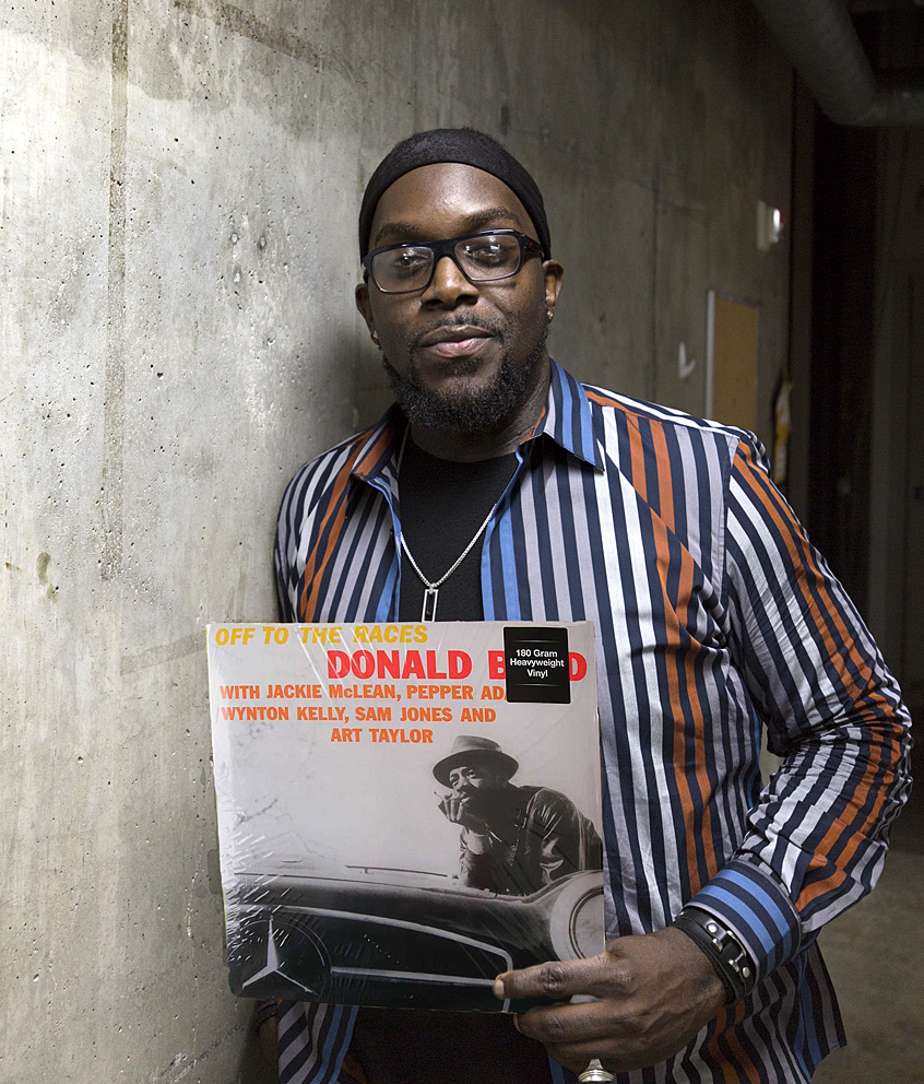 “Yeah, it's a Donald Byrd record called “Off To The Races” - Blue Note release.I want to say maybe the late 50s. But for me, it was one of the first records that really exposed me to Donald Byrd’s sound and he's one of my major influences his clarity and his ideas and his shapes.And also on that record Coltrane is featured - he’s on the project as well. And you know, his sound is powerful and I'm a huge fan of Coltrane as well.So that's one of my favourite Donald Byrd records - the first one that came to mind when you asked me,yeah.”Marquis Hill: Nate Holden Performing Arts Centre, Los Angeles, 19th October 2019Donald Byrd: {quote}Off To The Races{quote} - released 1959Marquis Hill