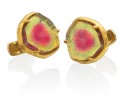 22 karat gold, tourmaline slices.2009 AGTA Spectrum awards third place, Men's category