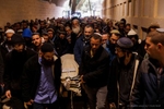 Relatives and friends of Yehuda Dimentman who was killed at a Palestinian shooting attack attend his funeral procession in Jerusalem, Israel on December 17, 2021 Photographer: Kobi Wolf