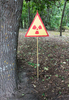Many pockets of high level radioactivity remain all over Chernobyl exclusion zone. Some are marked as can be seen here but most are not. The most dangerous elements include caesium and strontium which are present in the soil. Scientists were expecting a reduction in radioactivity that mysteriously has not happened yet. Some of the less common particles like plutonium may remain active for many thousands of years. 