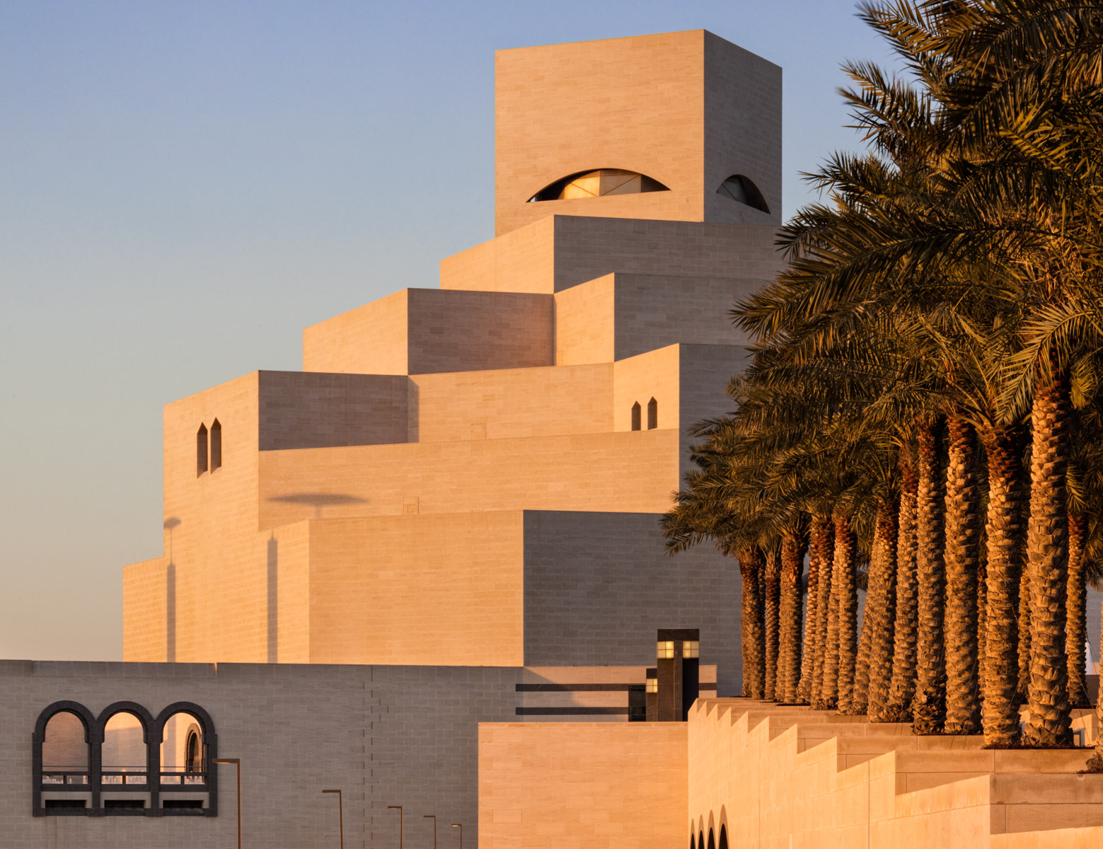 Completed in 2008, Architect I. M. Pei's 45K sq ft museum was designed in sympathy with ancient islamic Architecture.Client: Stalgi