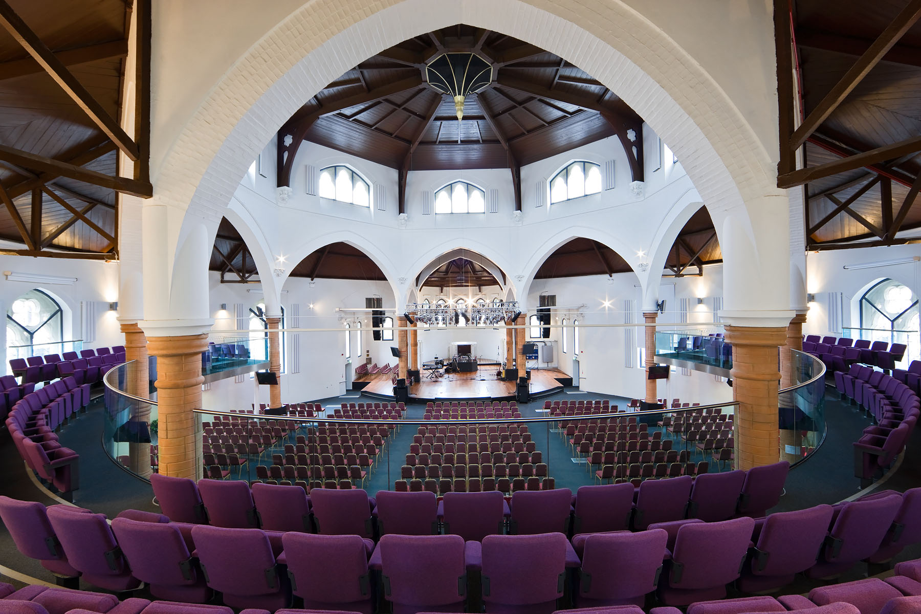 Reconversion of mixed use venue back into church with contemporary extension and linksClient: Paul Davis & Partners