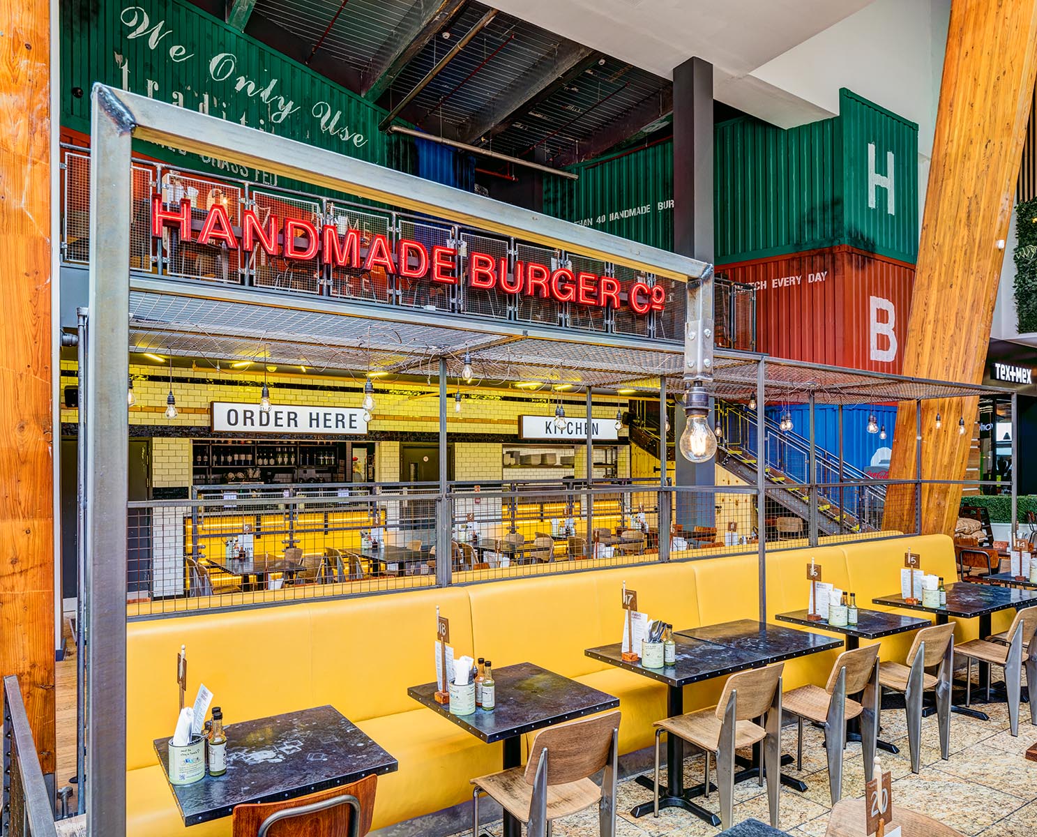 Design concept for high street burger chainClient: Brown Studio