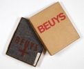 Joseph BEUYS (1921-1986)Catalogue-box, felt object stamped in oil paint with “BEUYS” and the “Braunkreuz” (Brown Cross), text-booklet, two illustrated leaflets7 9/10 × 6 3/10 × 1 1/5 in (20 × 16 × 3 cm)Edition of 330