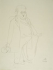 George GROSZ (1893-1959)Pencil on paper60,1 x 46,2 cmAnnotated lower rightStamped on the reverse “GEORGE GROSZ NACHLASS” and numbered UC-407-25Costume designs for “Der Kandidat” by Carl Sternheim, play in four acts after the work of Gustave Flaubert; Performance: Deutsches Theater, Kammerspiele, Berlin, January 27, 1930