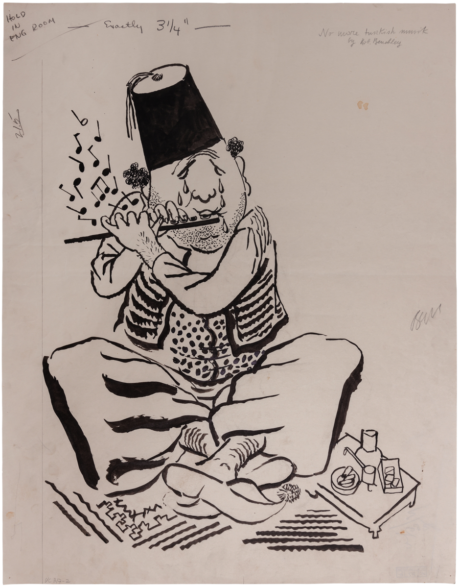 George GROSZ (1893-1959)Brush, reed pen and pen and ink23 3/8 x 18 1/8 in (59,3 x 46 cm)InscribedStamped on the reverse “GEORGE GROSZ NACHLASS” and numbered UC-317-2