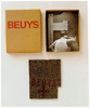 Joseph BEUYS (1921-1986)Catalogue-box, 20 x 16 x 3 cmFelt piece, 19, 5 x 15, 5 x 1 cmStamped with oil paint (brown cross)Edition Size: 294/330, numbered, unsignedPublisher: Städtisches Museum Mönchengladbach (CR: 5)
