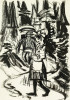 Ernst Ludwig KIRCHNER (1880 – 1938)India ink and charcoal on copperplate printing paper49,7 x 34,8 cm (19 1/2 x 13 3/4 in)Stamped on the verso with the estate stampand numbered ‘P Da/Bc 16’.ProvenanceEstate of the artist