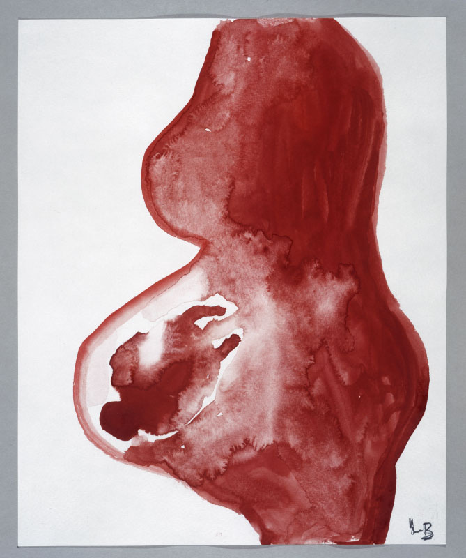 Louise BOURGEOIS (1911 - 2010)Gouache and colored pencil on gray paper31.1 x 25.4 centimeters(12 1/4 x 10 inches)