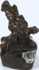 Auguste RODIN (1840-1917)bronze with dark brown patina Height: 19.1 cm (7½ in.) Conceived in 1885, cast by the Alexis Rudier Foundry, Paris circa 1928.signed 'Rodin' (on the back of the base) and inscribed 'Alexis Rudier Fondeur, Paris'